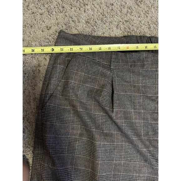 OLD NAVY Taylor High Waist Wide-Leg Pants Trouser Tartan Plaid Brown 3XL 48x30 - Picture 7 of 9